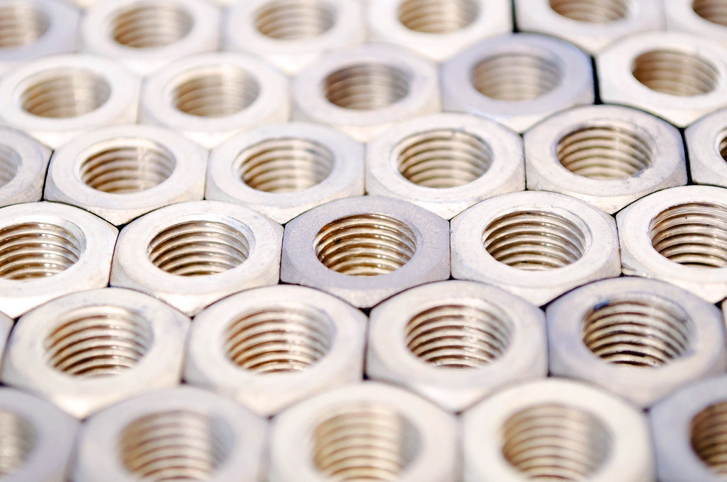 Nuts and bolts for fastening and assembly